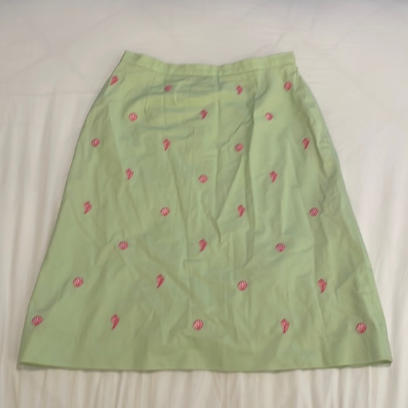 Brooks Brothers Dresses & Skirts - Brooks Brothers Green 100% Cotton Blend Summer Beach Skirt Pencil Women Size 4